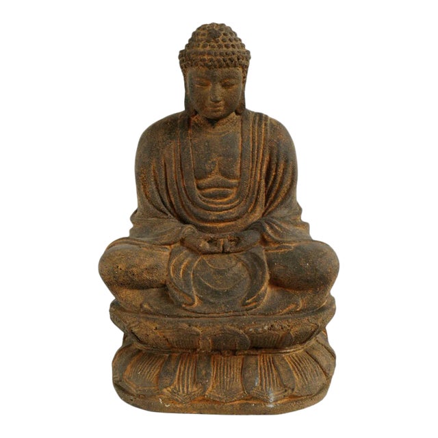 Cast Stone Sitting Buddha For Sale
