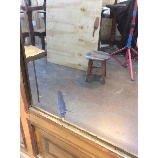 Early 1900s French Art Deco Gold Gilt Hall Mirror Jardinere For Sale - Image 10 of 12