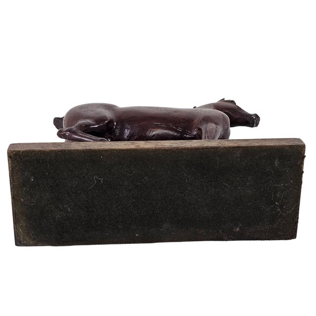 Early 20th Century Peter Giba Hand Carved Wood Horse Folk Art Sculpture Unsigned For Sale - Image 5 of 8