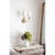 Add a touch of elegant style to your home with the Fisher Sconce. With a serene, cast metal and alabaster dome backplate...