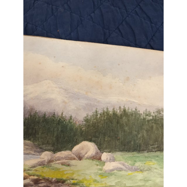 1910s Esquimalt Harbor b.c. Canada Painting Lillian a Howard Santa Cruz, Ca Artist For Sale In Greensboro - Image 6 of 6