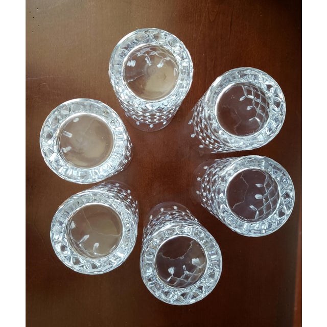Vintage Mikasa Highball Crystal Cocktail Glasses - Set of 6 For Sale - Image 10 of 10