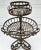 Vintage French Iron 2-Tier Garden Topiary Stand For Sale - Image 10 of 13