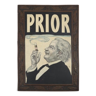 Art Deco Advertising Sign on Tin Plate, Italy, 1924 For Sale