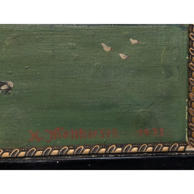 Landscape Composition, 1960s, Oil Painting on Canvas, Framed For Sale - Image 6 of 10