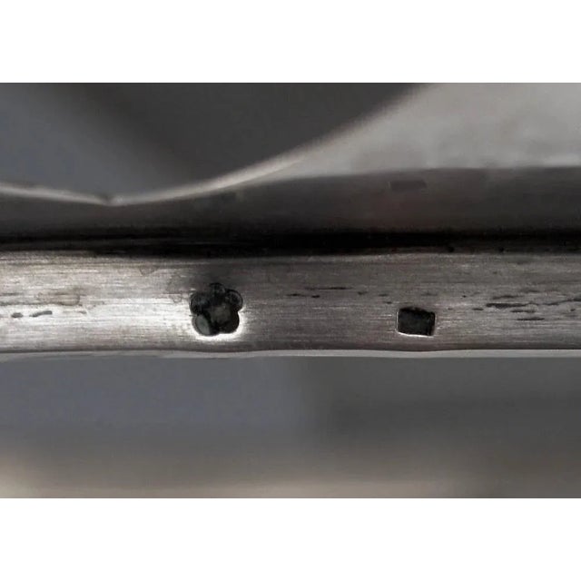 Silver Large Austrian Silver Bowl with Glass Liner, 1900-1910 For Sale - Image 8 of 9