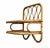 1960s Hand-Crafted Rattan and Bamboo Wall Shelf, Italy, 1960s For Sale - Image 5 of 7
