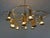 Large ceiling lamp with 12 light sources by Cosack from the 1970s. I have official proof of authenticity such as vintage...