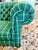 English Green Plaid Chesterfield Oversized Loveseat Sofa For Sale - Image 3 of 7