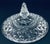 Vintage Clear Glass Pedestal Candy Dish With Lid in Wexford Pattern by Anchor Hocking For Sale - Image 10 of 12