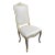French Painted Carved High Back Desk Vanity Chair 3788 For Sale