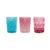 Blue Colorful Antique Hobbs Drinking Glasses in Blue and Pink - Set of 3 1800s For Sale - Image 8 of 10