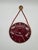 Ruby-Colored Wall Clock from UPG Halle, East Germany, 1960s-1970s For Sale - Image 12 of 13