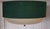 Mid-Century Ceiling Lamp with Cream-White Glass Shade in a Green Fabric Shade, 1960s, in Good conditions. Designed 1960 to...