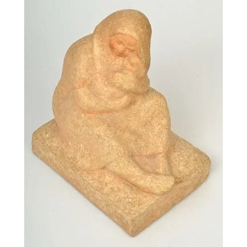 Ceramic Figure of Motherhood For Sale - Image 3 of 8