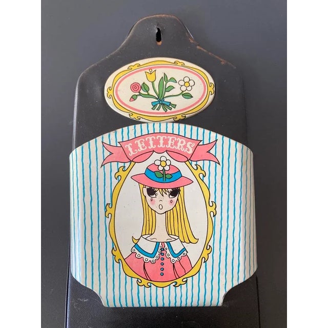 Vintage Mail Organizer Letter Holder Nippon Design, Ca. Mid 20th Century For Sale In New York - Image 6 of 12