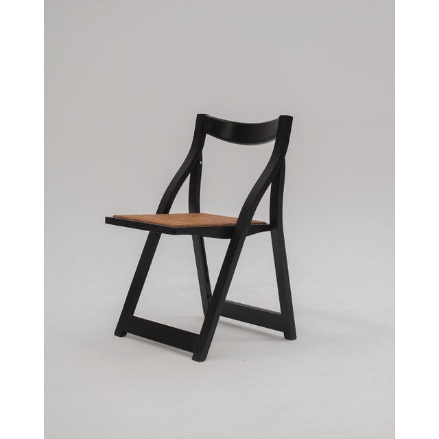 Cane Chair from Guilleumas, 1960s For Sale - Image 6 of 6