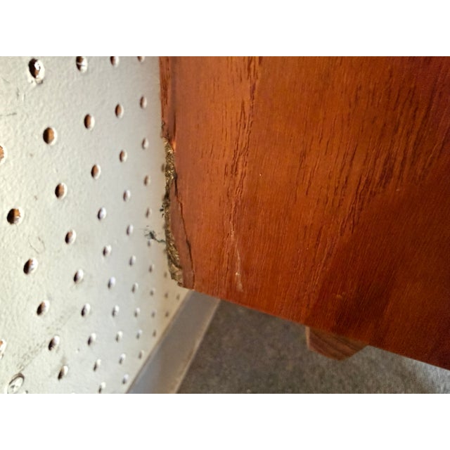 Danish Teak Sliding Door Credenza C1960s Attributed to Fredrik Kayser For Sale - Image 18 of 18