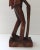 Late 20th Century Hand-Carved Wooden African Tribal Hunter Statue For Sale - Image 11 of 11