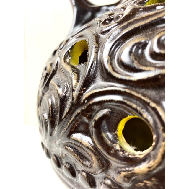 Mid-Century Fat Lava Ceramic Floor Lamp, Germany, 1970s For Sale - Image 9 of 13