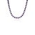 Art Deco Timeless Bezel Set Amethyst Station Link Necklace for Gift For Sale - Image 3 of 13