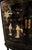 Black Black Lacquer Chinese Corner Cabinet With Inlaid Stone For Sale - Image 8 of 10