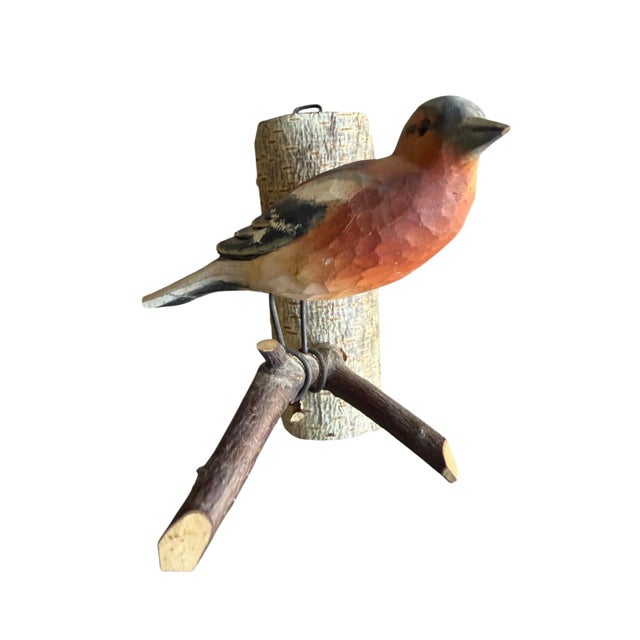 1950s Wood Carved Bird 88 Austria For Sale - Image 5 of 5