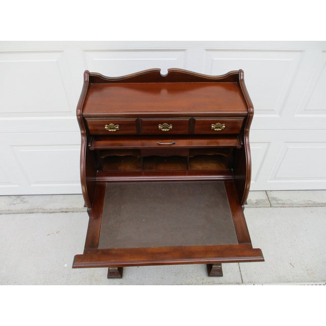 Mount Airy Davenport Roll Top Secretary Desk Chairish