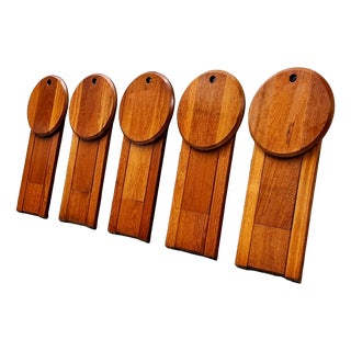 Folding Stools from Bankotte, 1980s, Set of 5 For Sale