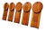 Folding Stools from Bankotte, 1980s, Set of 5 For Sale