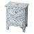 Vivienne Bone Inlay Accent Chest, Blue For Sale