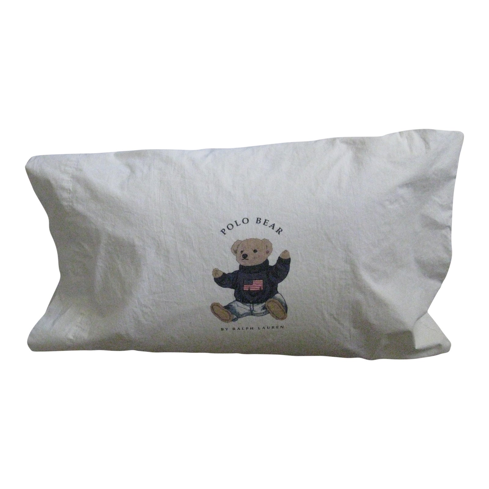 Ralph Lauren Polo Bear Pillow Case Chairish