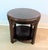 1980s Drexel Heritage Chinese Chippendale Banded Mahogany Side Table Round For Sale - Image 5 of 9