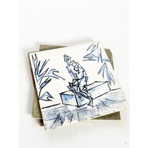 Ceramic Ceramic Bottle Coasters, France, 1960, Set of 3 For Sale - Image 7 of 13