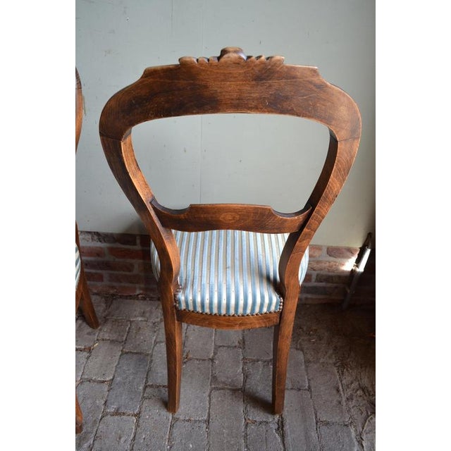 Antique Mahogany Dining Table with Chairs, 1800s, Set of 7 For Sale - Image 11 of 18