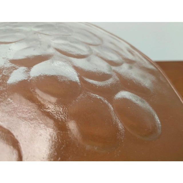 Glass Vintage Swedish Glass Plate with Grape Decoration by Ann Wärff for Kosta Boda For Sale - Image 7 of 18