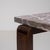 Brown Art Deco Side Table with Marble Top, Antique, France, Circa 1930 For Sale - Image 8 of 13