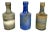 Ceramic Vase Bottles by Nanni Valentini for Laboratory Pesaro, Italy, 1960s, Set of 3 For Sale