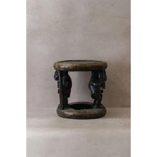 Vintage Baule Wood Side Table For Sale - Image 3 of 6