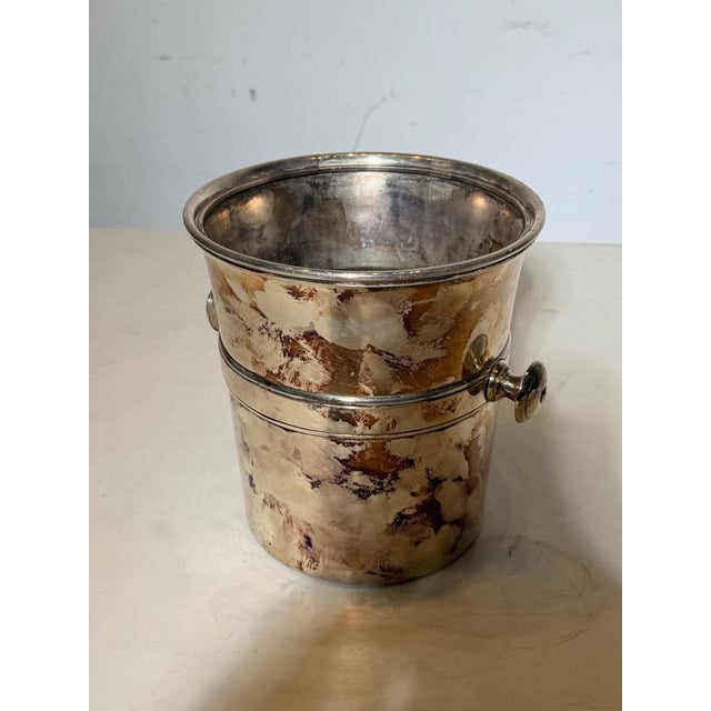 Vintage Silver-Plated Ice Bucket from Christofle For Sale - Image 3 of 5