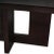 Contemporary Espresso Finish Dining Table For Sale In New York - Image 6 of 9