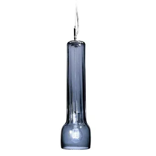 Tempo Beam Pendant Light from the Flashlight Collection in Steel Blue For Sale - Image 4 of 4