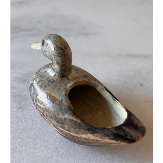 Small Vintage Duck Pottery Planter or Votive Holder For Sale In Austin - Image 6 of 9