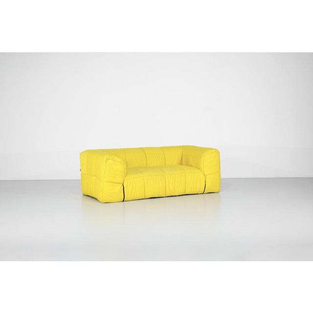 Yellow Strips Sofa by Cini Boeri, 1990s, in Very Good conditions. Designed 1960 to 1969 This piece has an attribution...