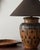 Contemporary Late 20th-Century Geometric Relief Earthenware Table Lamp For Sale - Image 3 of 11