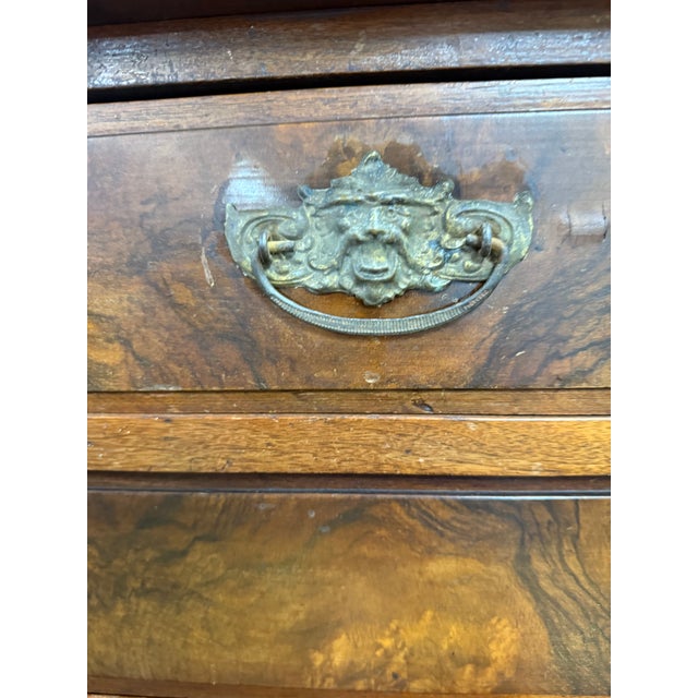 19th Century Victorian Renaissance Revival Sideboard With Mirror & Etagère For Sale - Image 15 of 16