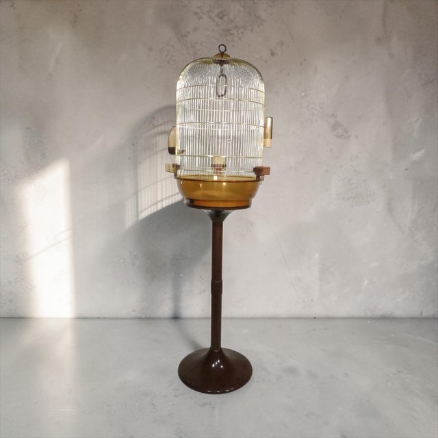 Space Age Fer-Plast Birdcage Made in Italy c.1970's For Sale - Image 13 of 15