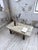 Beige Ceramic Coffee Table with Carved Stone, 1950s For Sale - Image 8 of 18