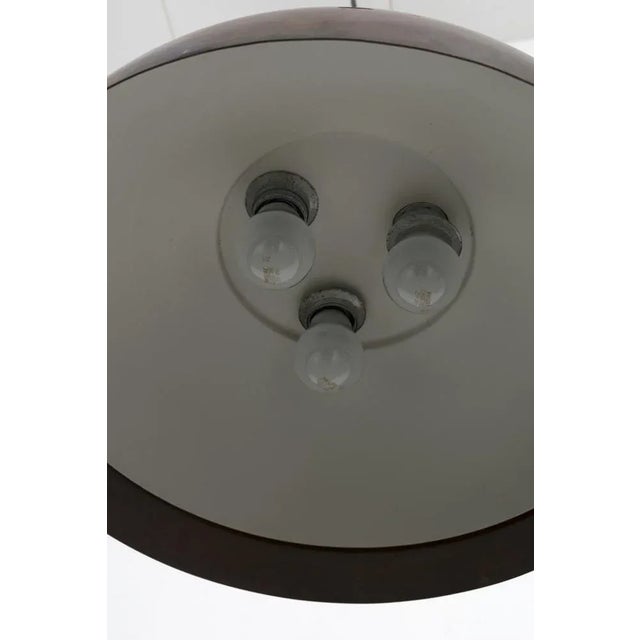 Vintage Gold Brass Pendant For Sale - Image 3 of 7