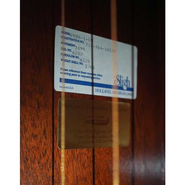 Seth Thomas Willard Mahogany Tall Case Grandfather Clock For Sale - Image 18 of 18